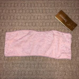 Light Pink Lacey Bandeau